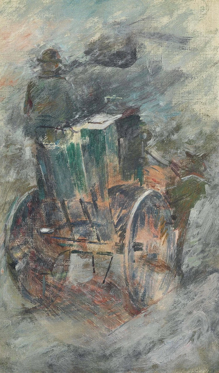 Vecchia carrozza per cavalli